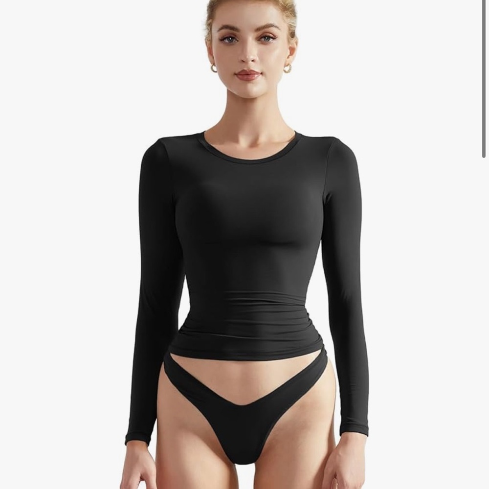 Suuksess double lined long sleeve crew neck